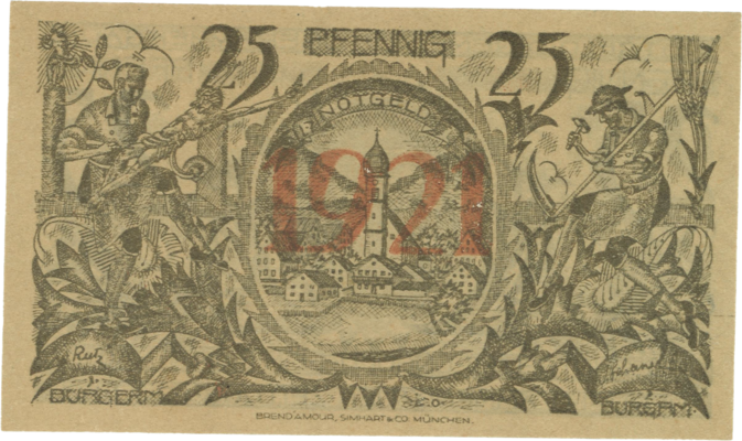 25 Pfennig von 1921